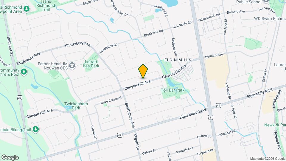 192 Canyon Hill Ave Map and Location Details