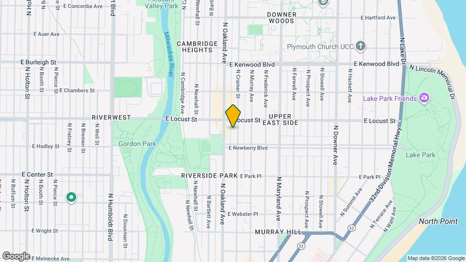 2835 N Cramer St, Unit 1 Mapa y Detalles de la Ubicación