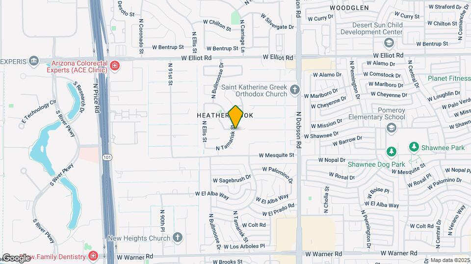 2341 W Shawnee Dr Map and Location Details