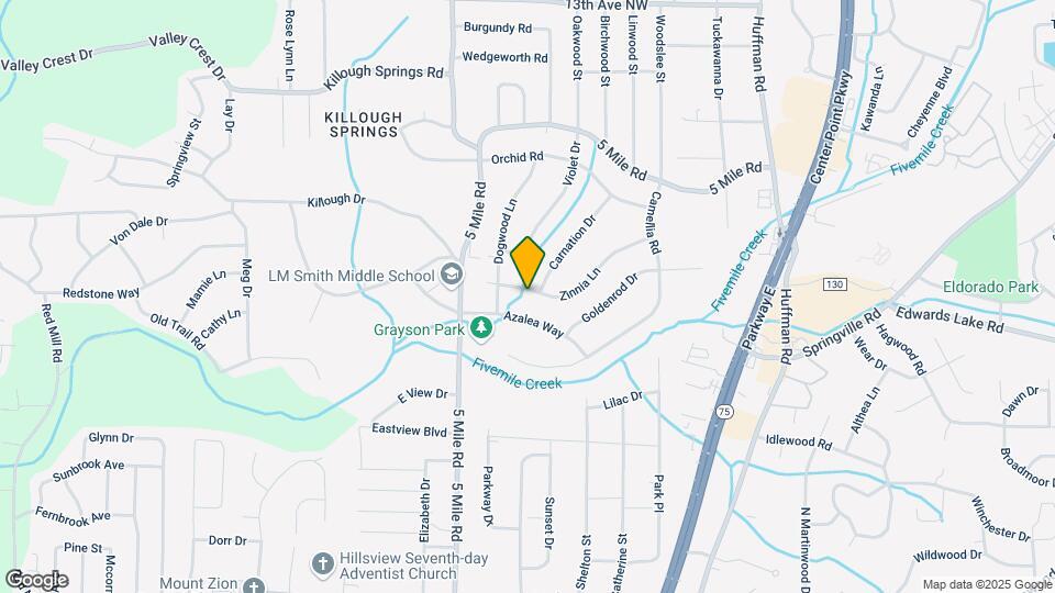 445 Zinnia Ln Map and Location Details