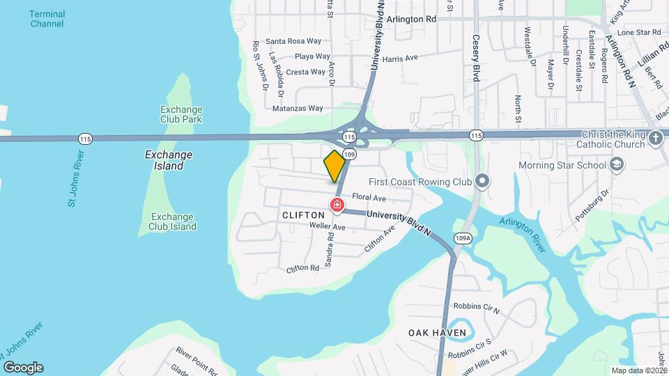 5557 Floral Ave Map and Location Details