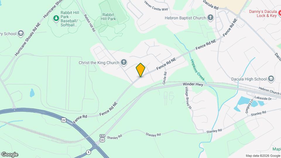 2014 Fence Rd NE Map and Location Details