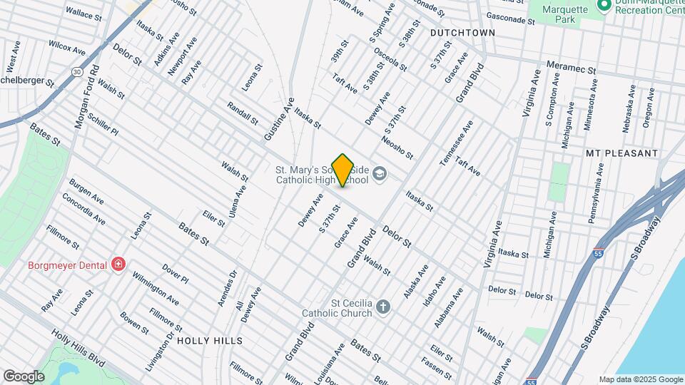 3705 Delor St Map and Location Details