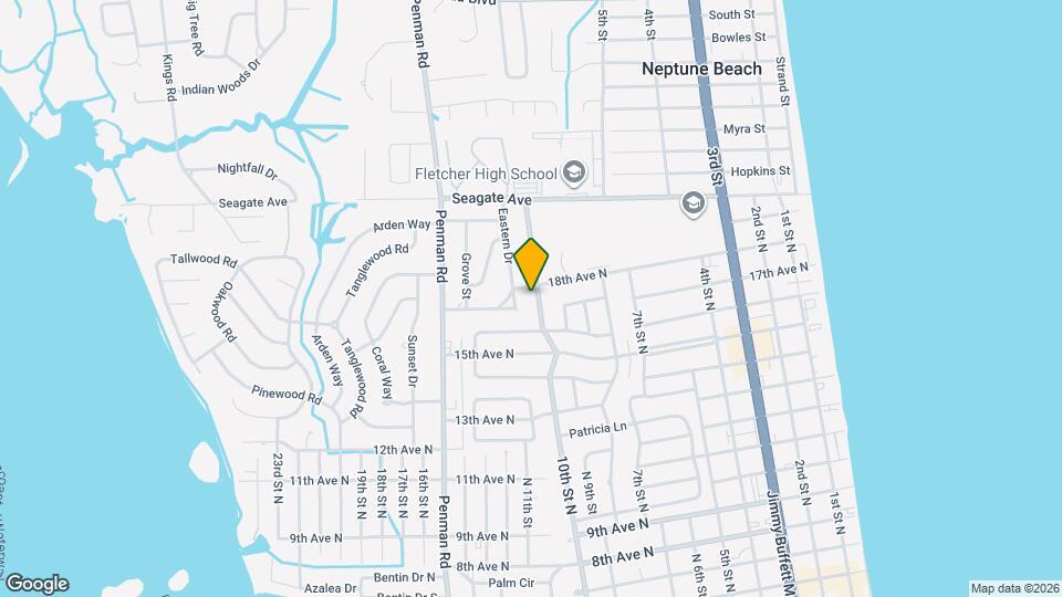 1818 10th St N Map and Location Details