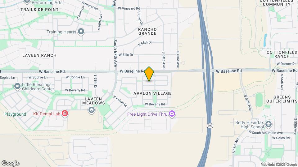 6424 W Branham Ln Map and Location Details