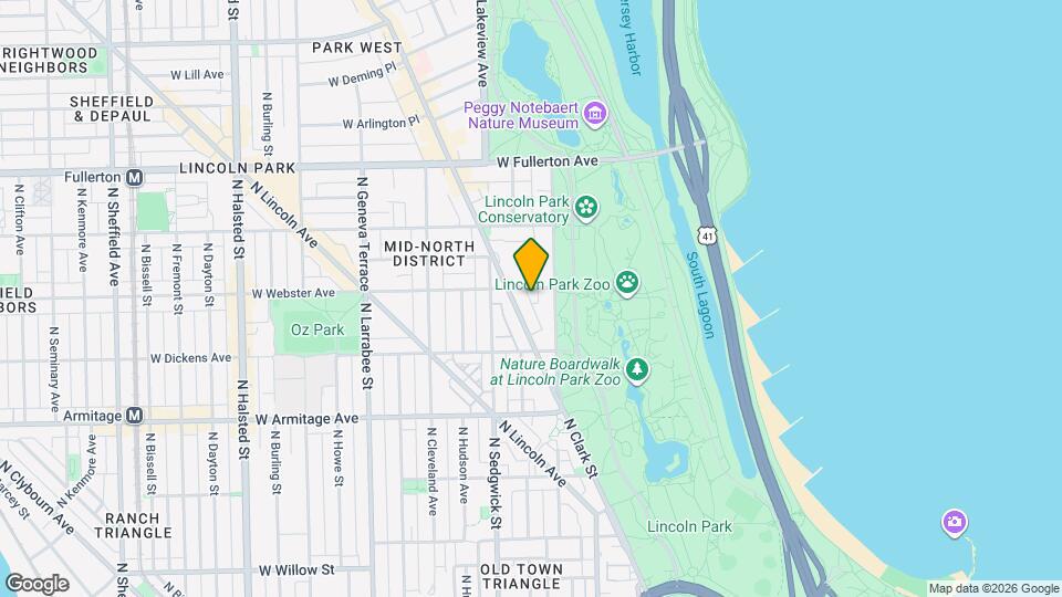 323 W Webster Ave Map and Location Details