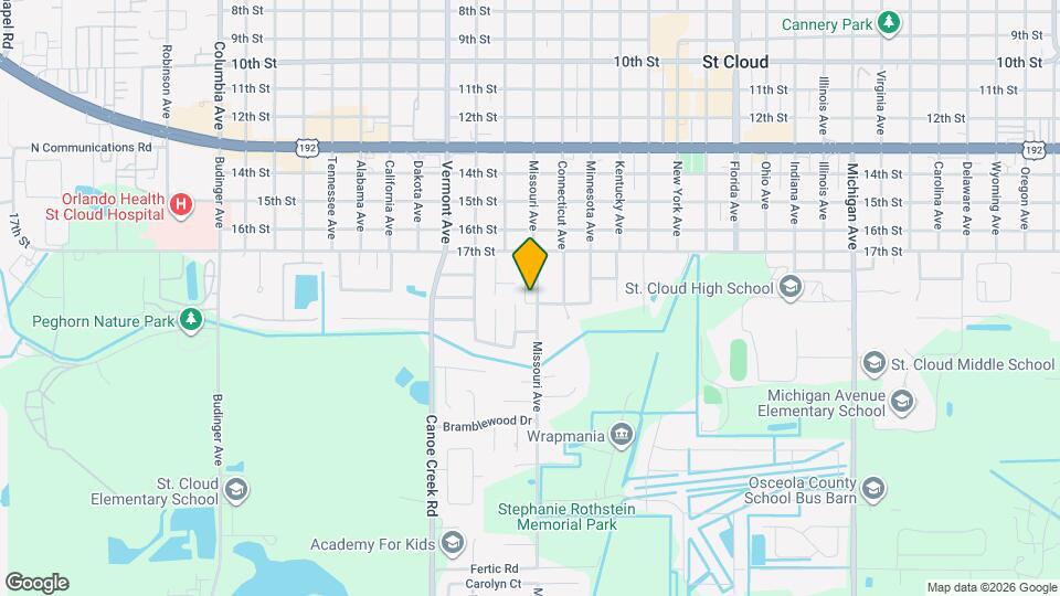 1740 Missouri Ave Map and Location Details