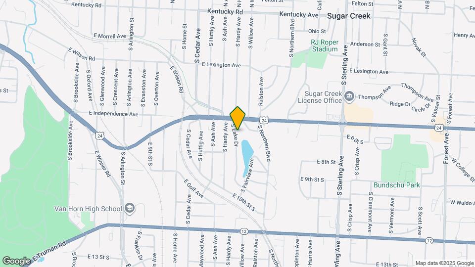 617 S Lake Dr Map and Location Details