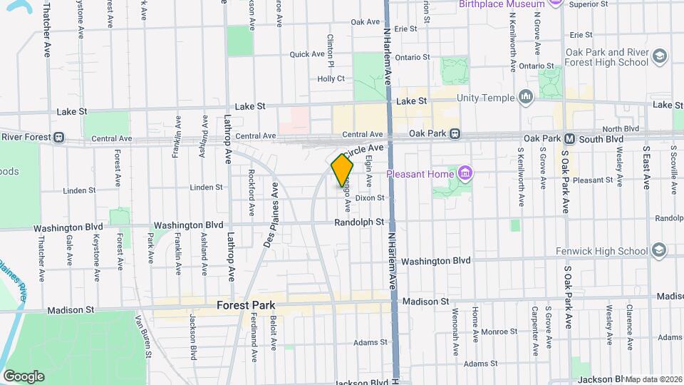 7301 Dixon St Mapa y Detalles de la Ubicación