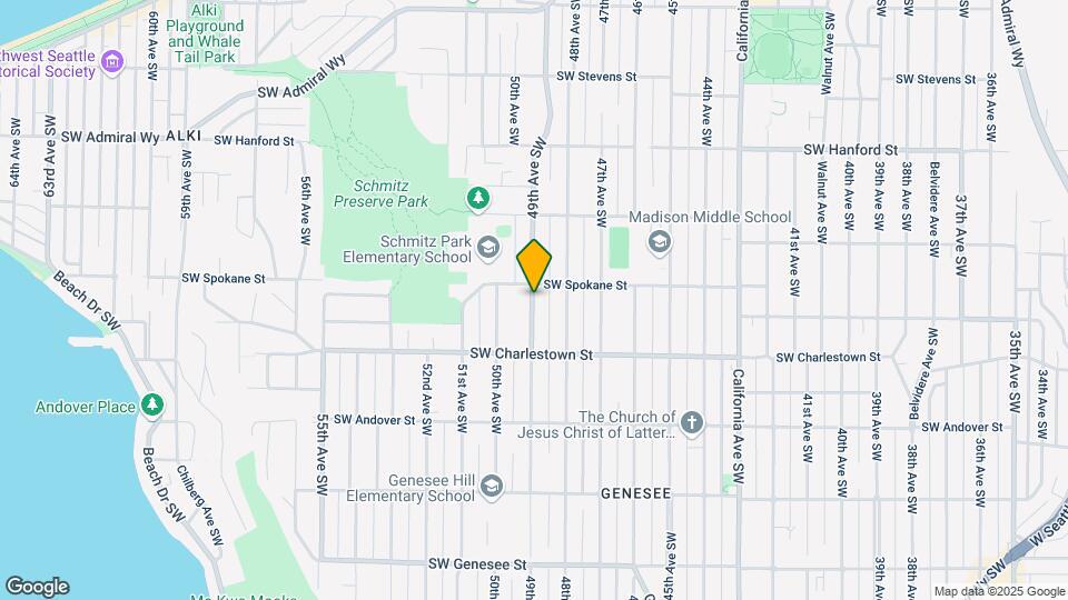 3608 49th Ave SW Map and Location Details