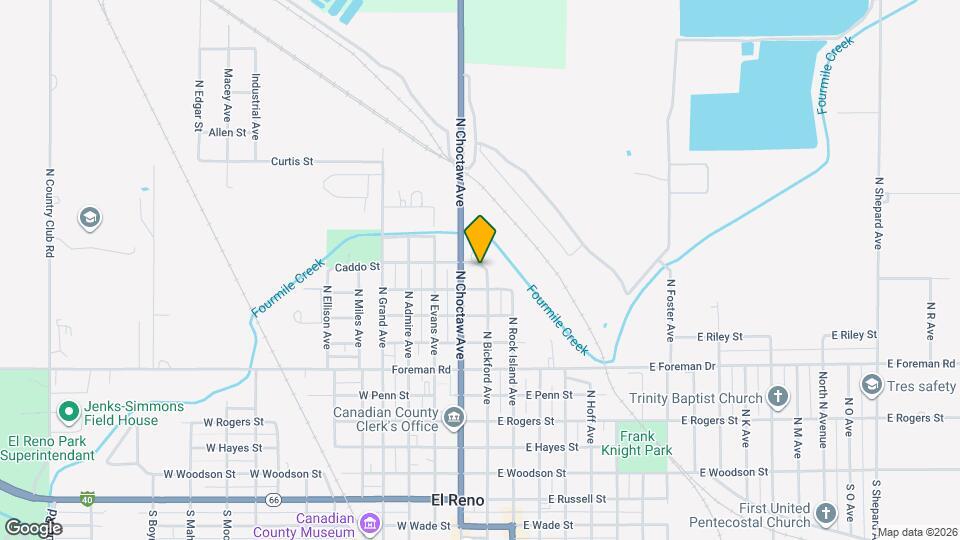 105 Caddo St Map and Location Details