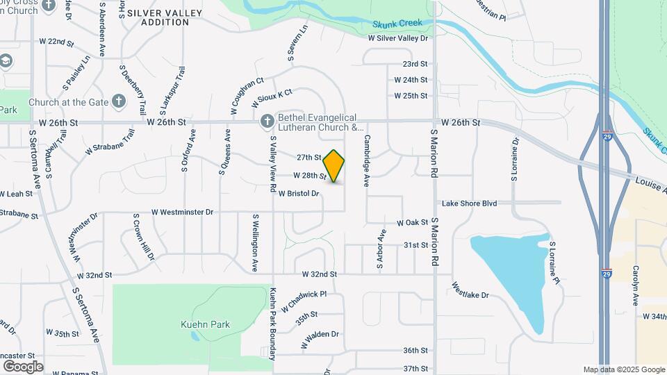 3 Bed 3 Bath Home in Sioux Falls! Map and Location Details