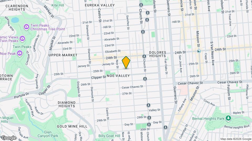 4037 25th St Map and Location Details