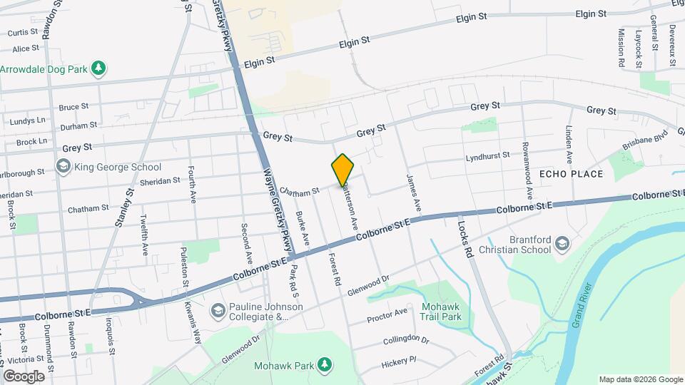 22 Patterson Ave Map and Location Details