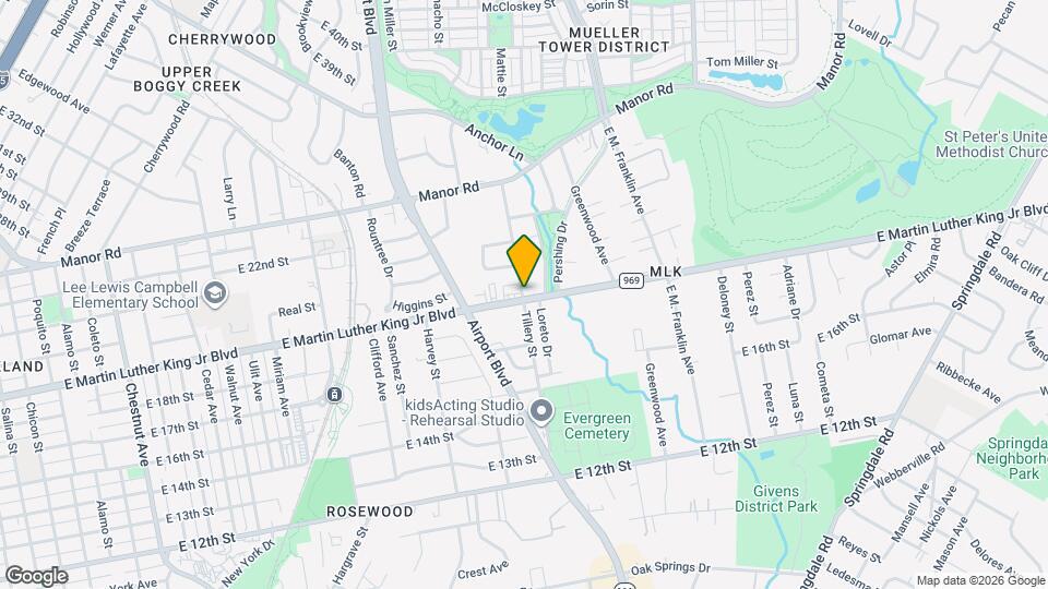 1805 Tillery St Map and Location Details