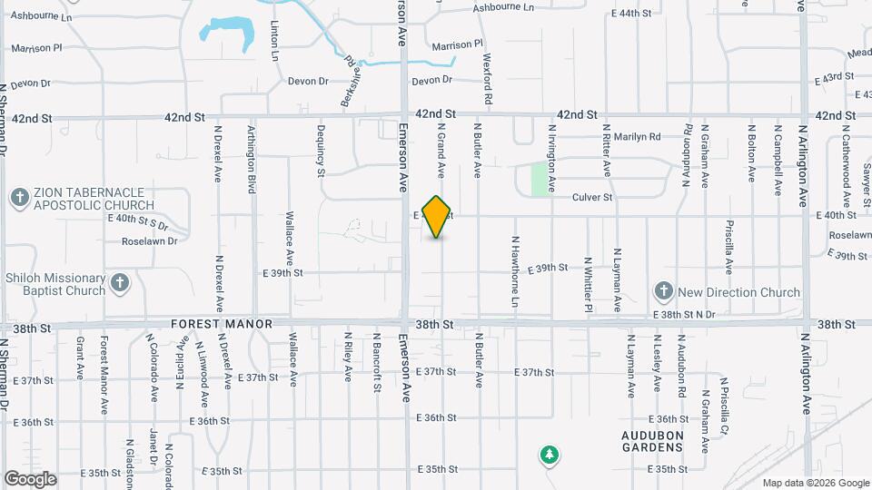 3934 N Grand Ave Mapa y Detalles de la Ubicación