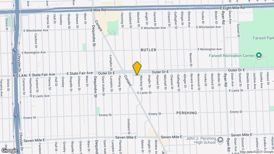 19754 Goddard St Map and Location Details