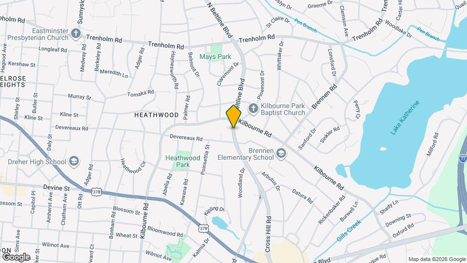 1151 Beltline Blvd Map and Location Details