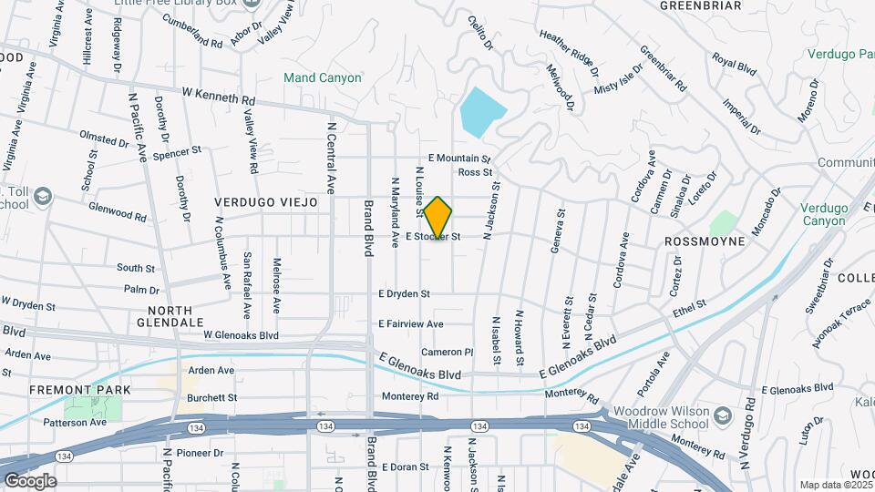 320 E Stocker St Map and Location Details