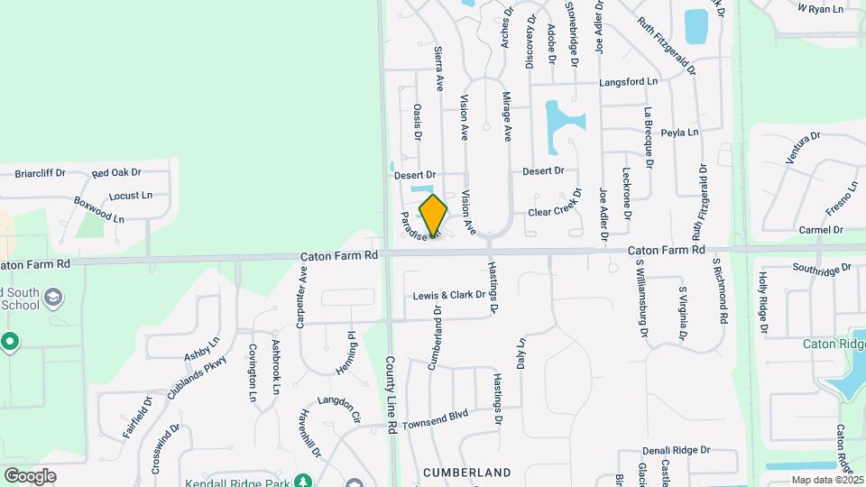 7010 Paradise Cir Map and Location Details