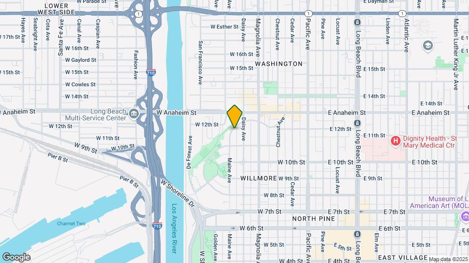 1162 N Loma Vista Dr Map and Location Details
