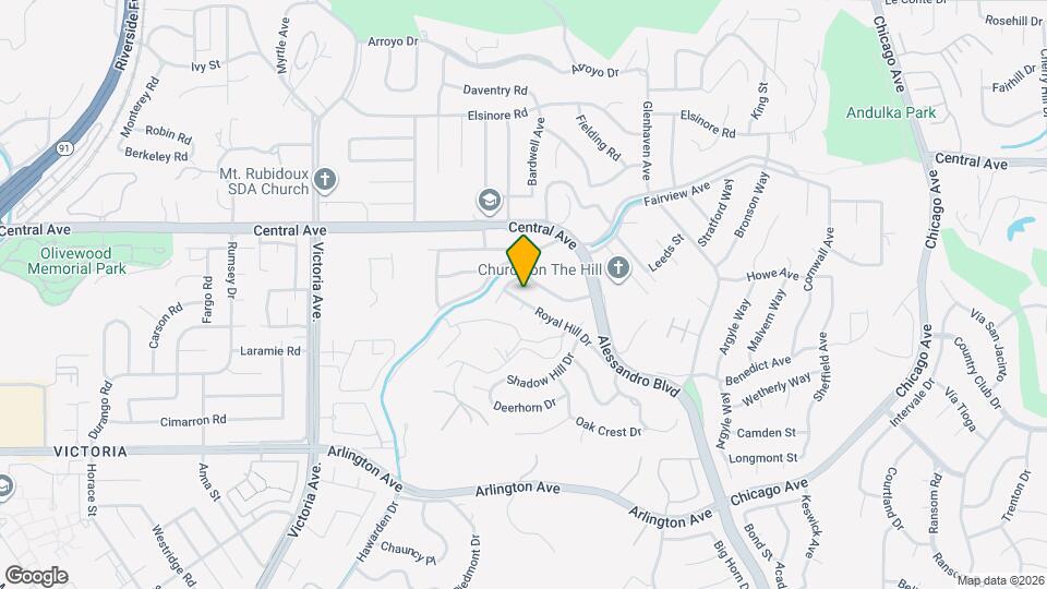 5540 Royal Hill Dr Map and Location Details