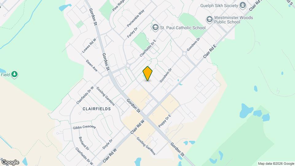 25 Eugene Dr Map and Location Details