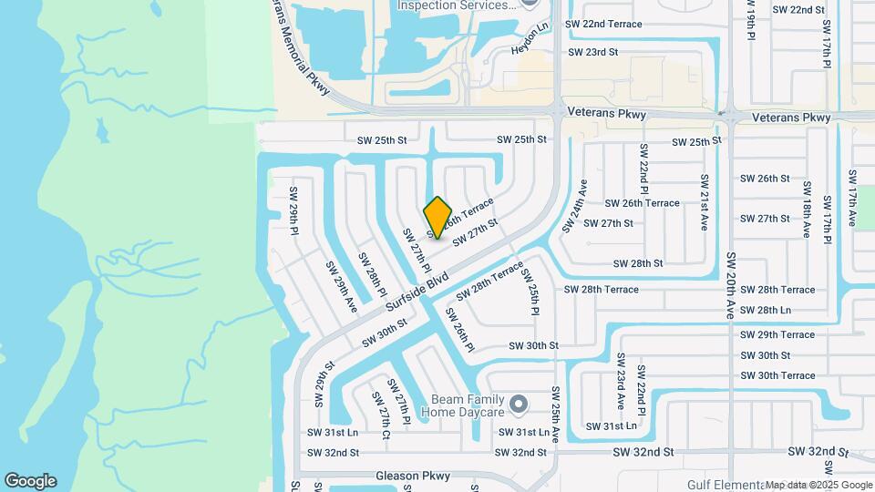 2637 SW 27th St Map and Location Details