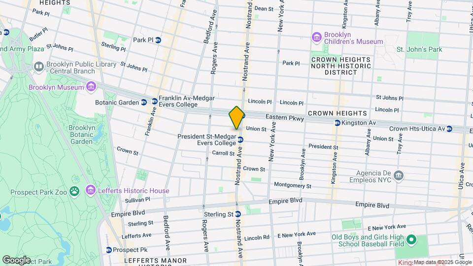860 Nostrand Ave Mapa y Detalles de la Ubicación