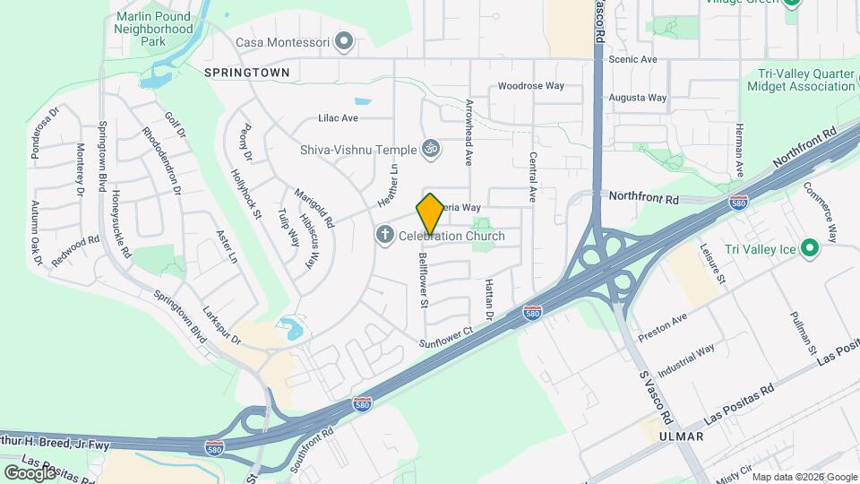 5312 Hillflower Dr Map and Location Details