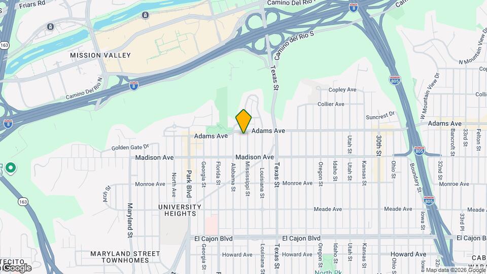 4678 Mississippi St Map and Location Details