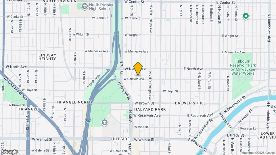 502A W Garfield Ave Map and Location Details