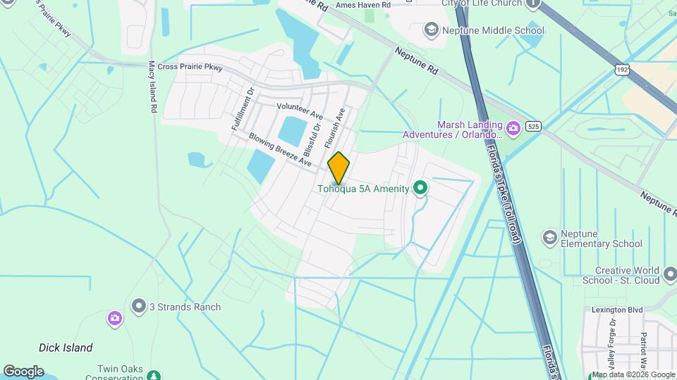 1891 Tohoqua Blvd Map and Location Details