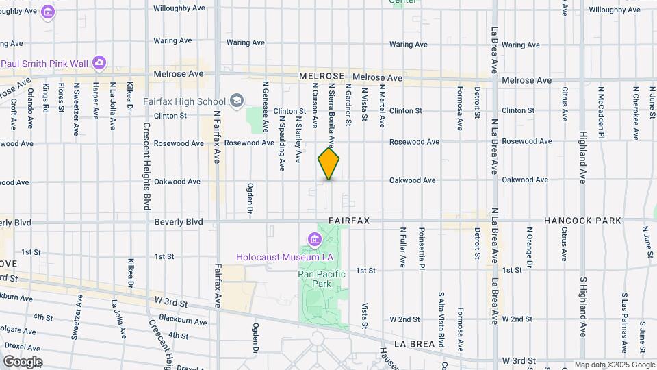 367 N Sierra Bonita Ave Mapa y Detalles de la Ubicación