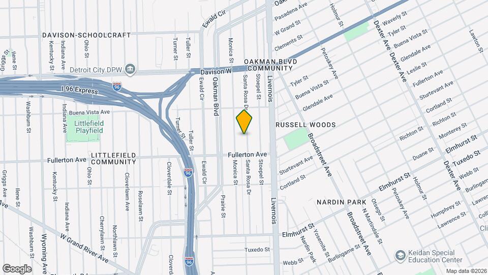 12673 Santa Rosa Dr, Unit unit 1 Mapa y Detalles de la Ubicación