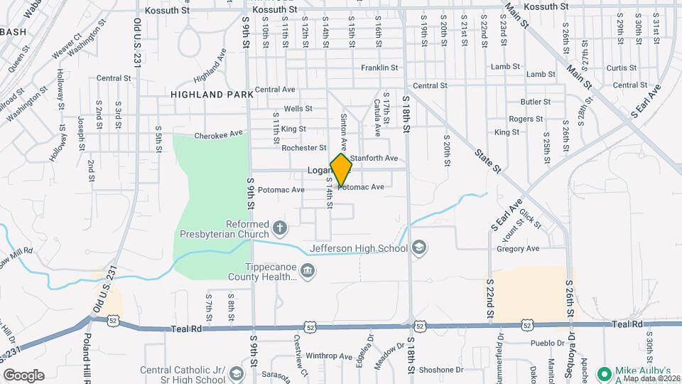 1415 Potomac Ave Map and Location Details