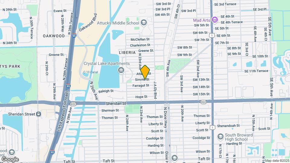 2240 Simms St Map and Location Details