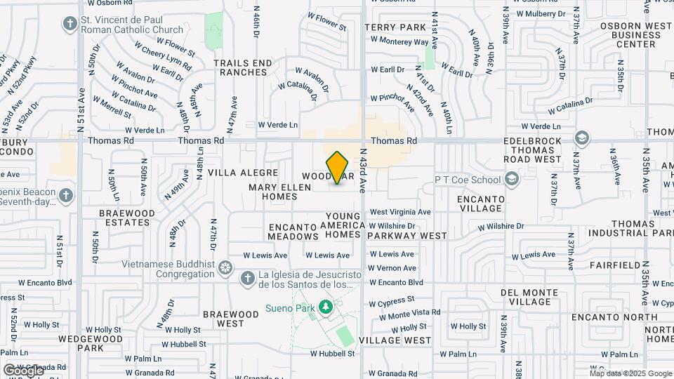 2666 N 43rd Ave Map and Location Details