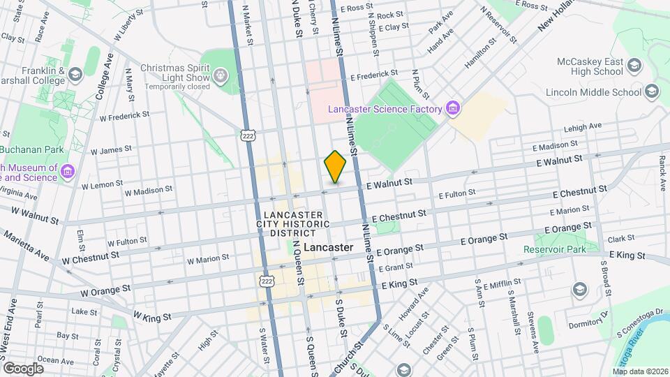 108-110 E Walnut St Map and Location Details