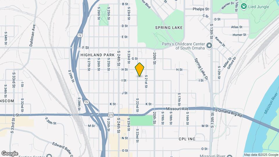 4325 S 22nd St Map and Location Details