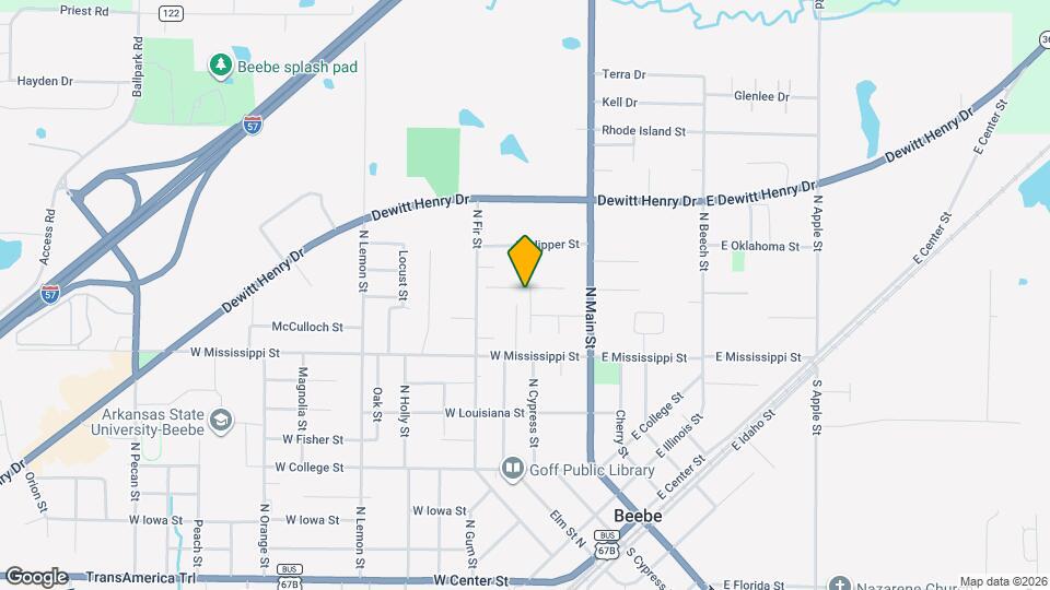 201 Goff St Map and Location Details