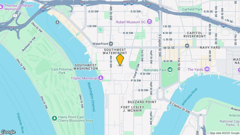 1301 Delaware Ave SW Map and Location Details
