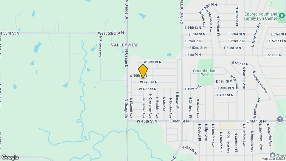 147 W 49th Pl N Map and Location Details