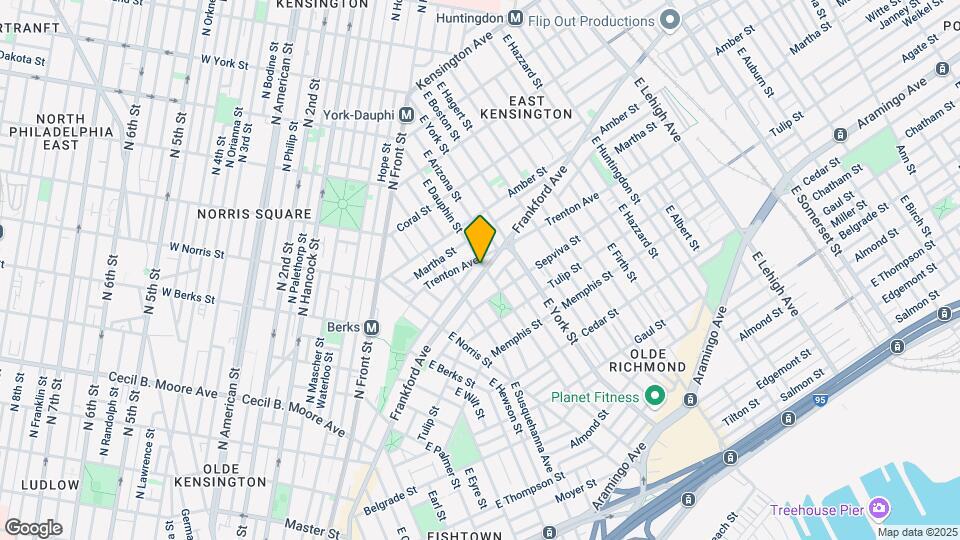 2234 Frankford Ave Map and Location Details
