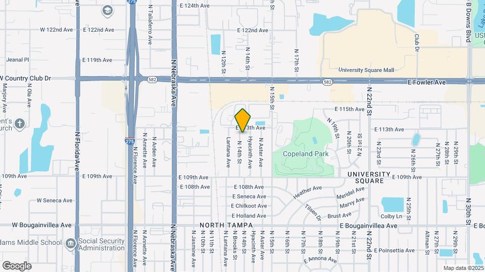 10935 N 14th St Map and Location Details