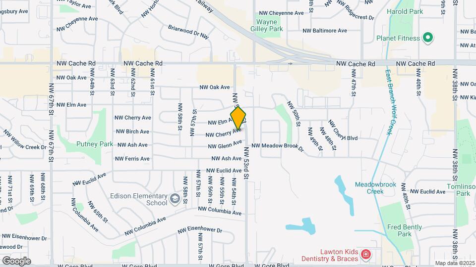 5308 NW Cherry Ave Map and Location Details