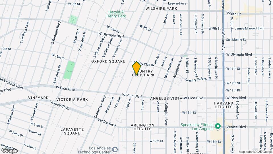 1160 S Norton Ave Mapa y Detalles de la Ubicación
