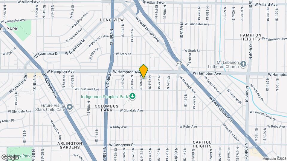 4744 N 72nd St Map and Location Details