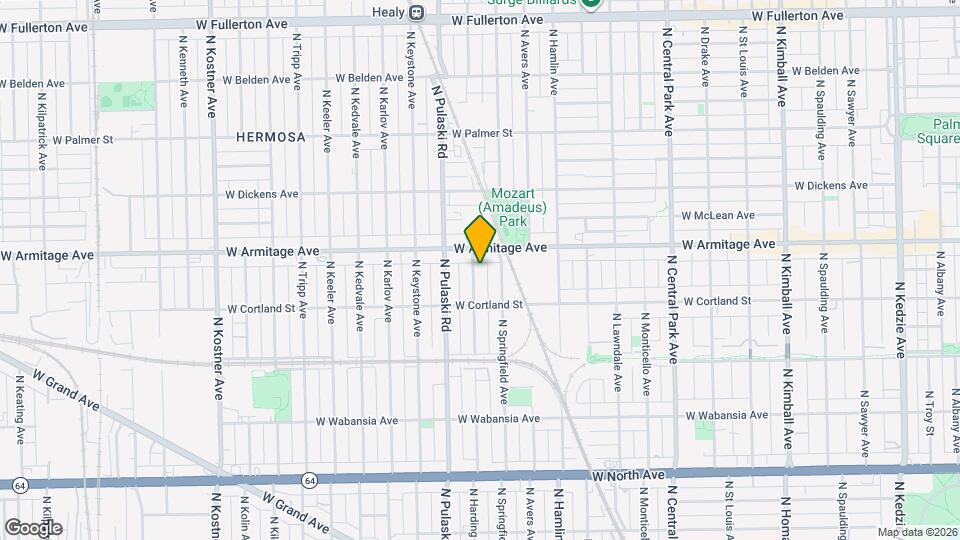 1941 N Harding Ave Map and Location Details