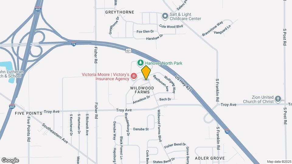 2832 Ludwig Dr Mapa y Detalles de la Ubicación